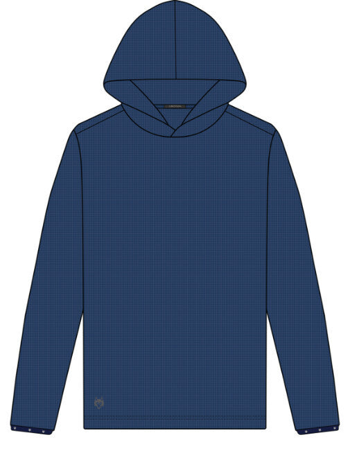 Traverse Waffle Hoodie - Steel