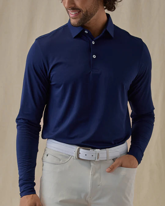 Stearns Long Sleeve Polo - New Indigo