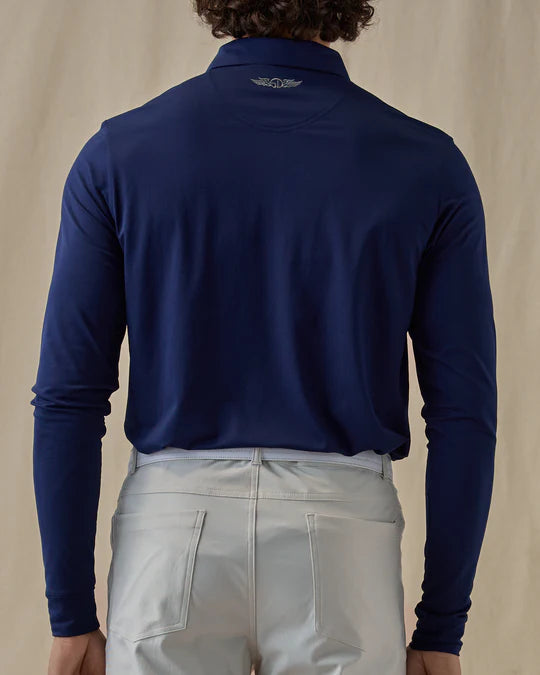 Stearns Long Sleeve Polo - New Indigo