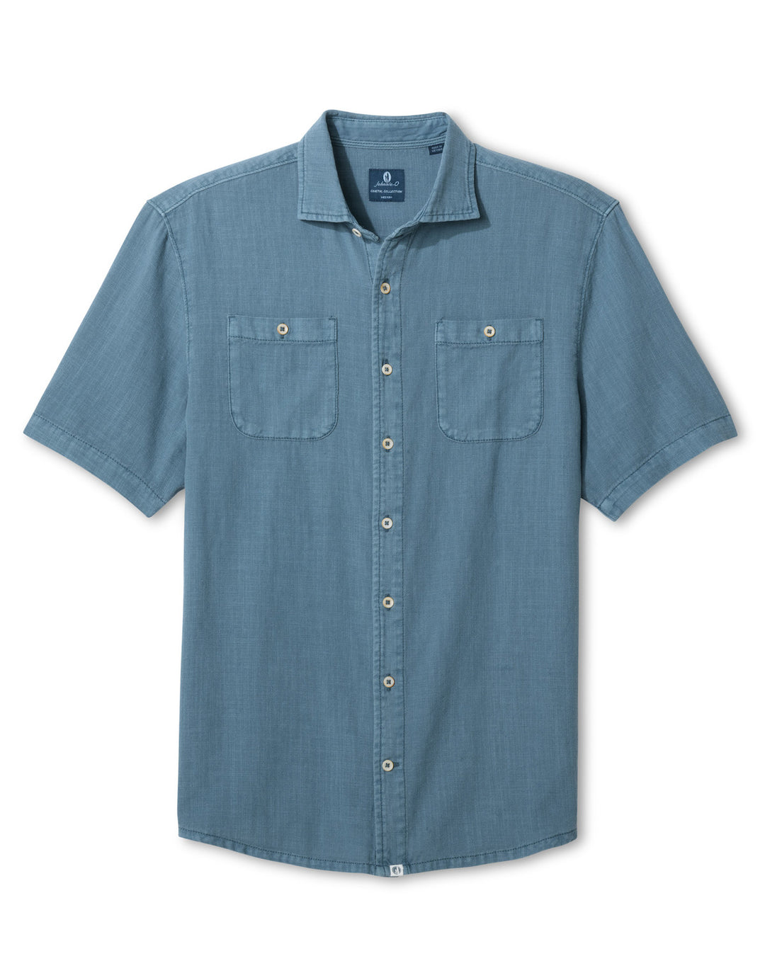 Garment Dyed Slub - Washed Blue