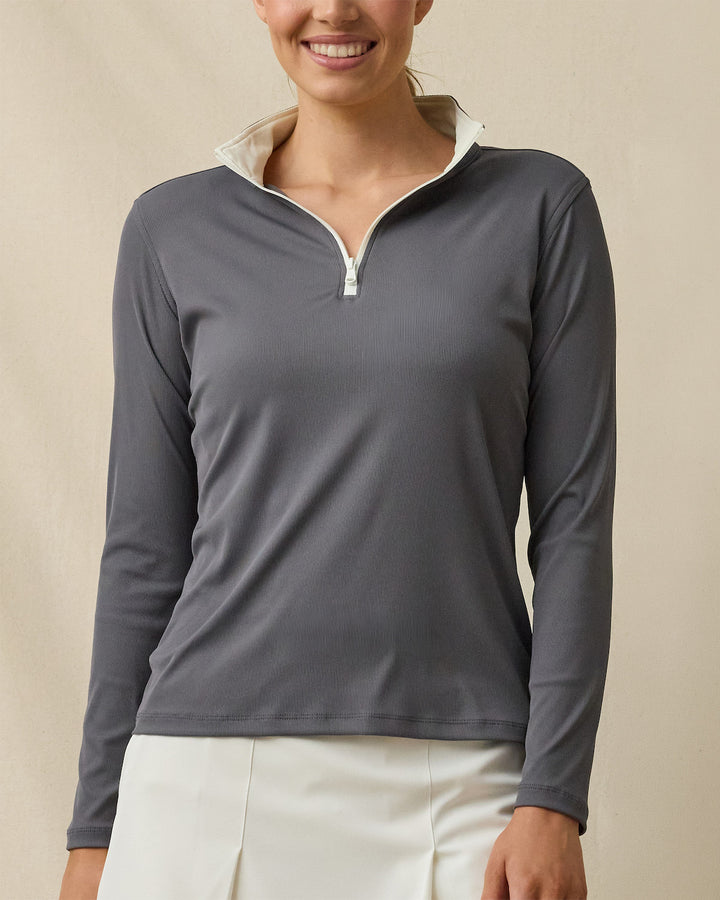 Skyler Quarter Zip - Night Shade