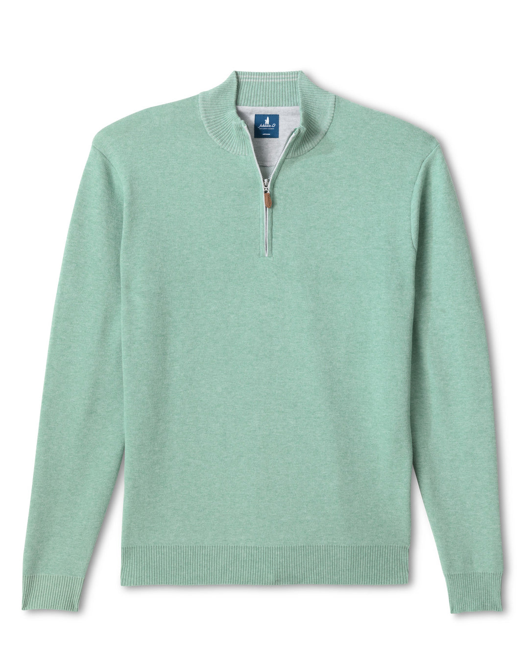 Plaited Quarter Zip - Key Lime