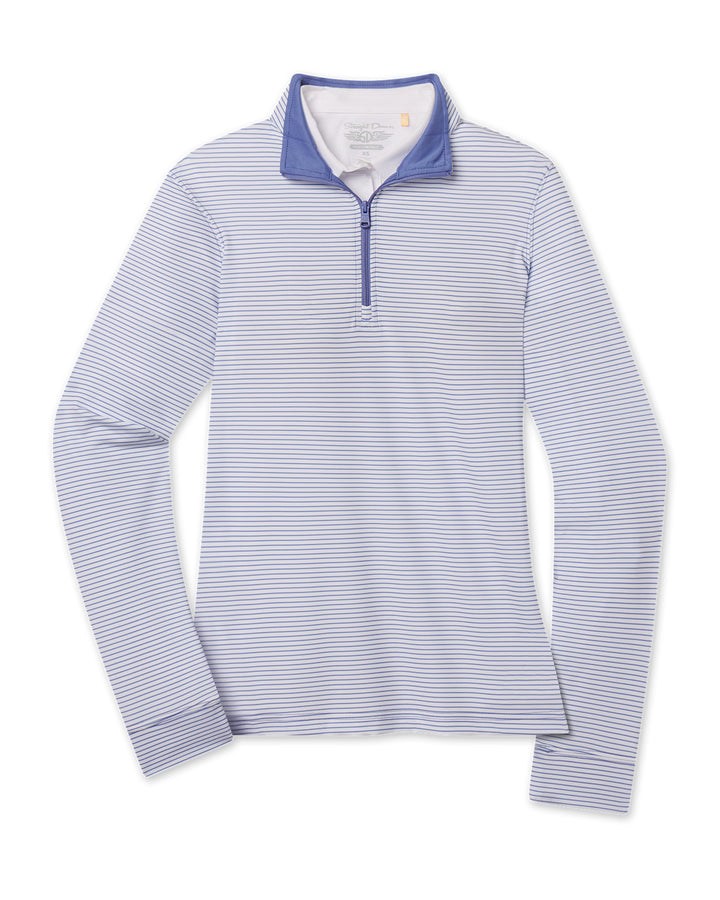 Kiri Stripe Quarter Zip - Tidal