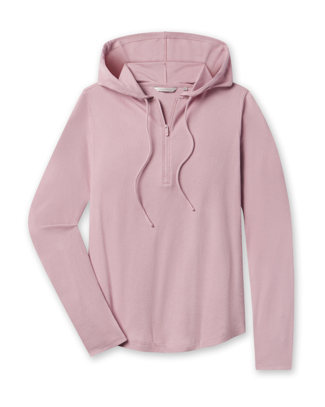 Thyme Quarter Zip Hoodie - Pink Dawn