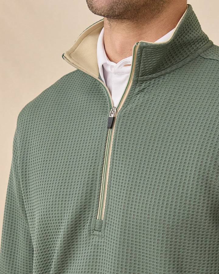 Optic Quarter Zip - Dark Forest