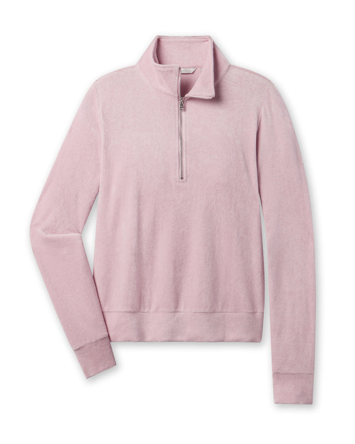 Collette Quarter Zip - Pink Dawn