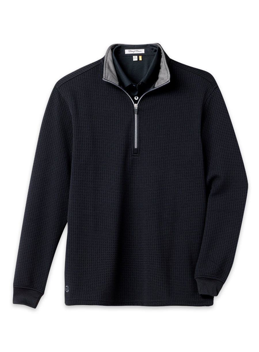 Optic Quarter Zip - Black