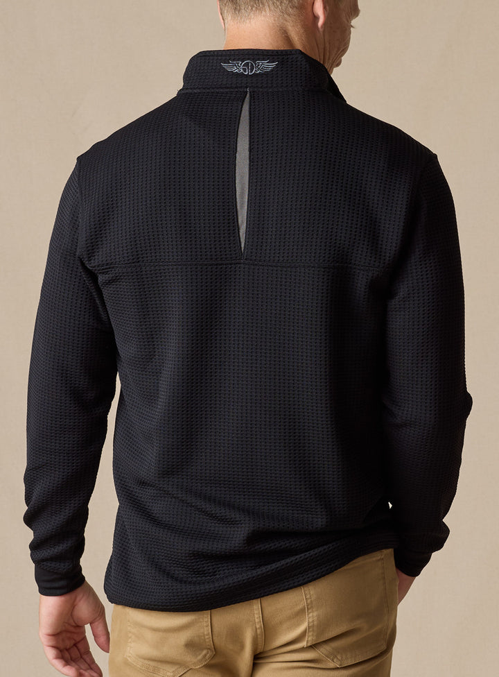 Optic Quarter Zip - Black