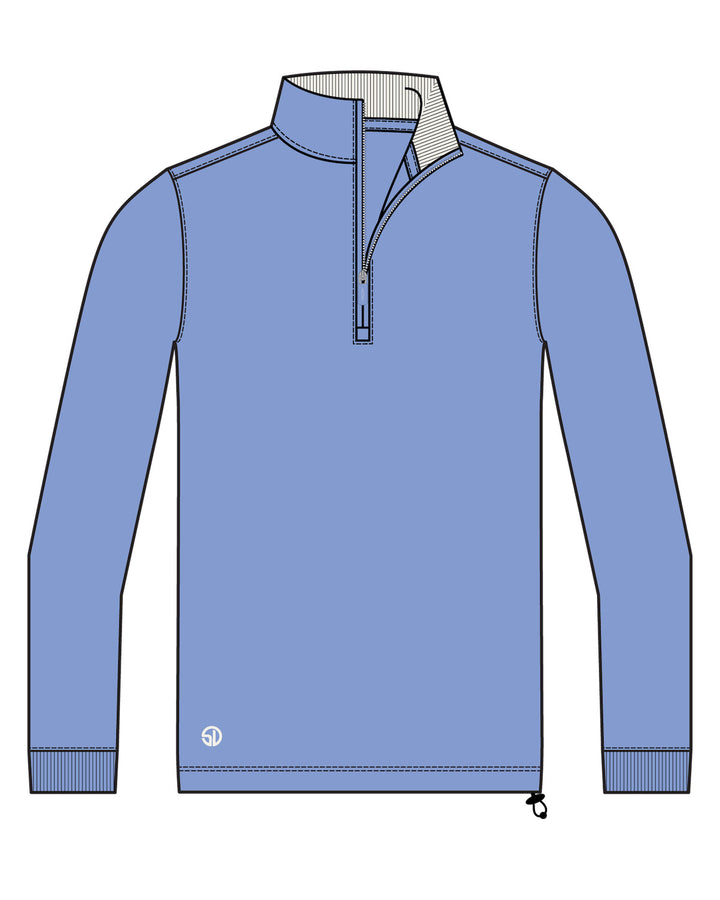 Optic Quarter Zip - Club Blue