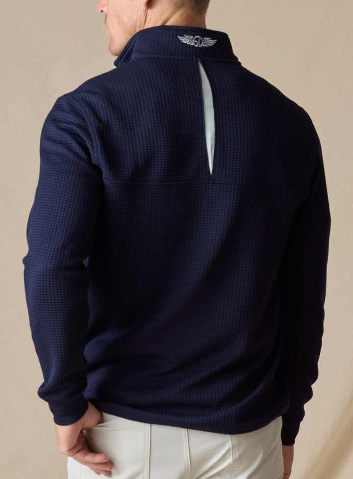 Optic Quarter Zip - Indigo