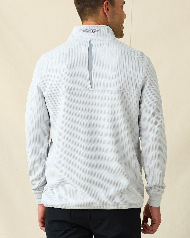 Optic Quarter Zip - Silver