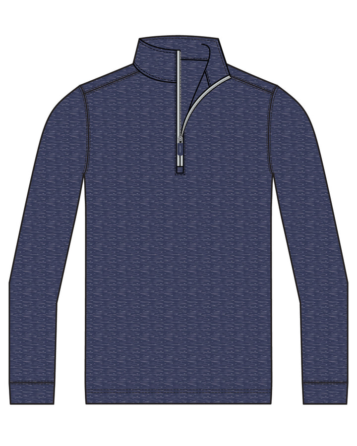 Crusher Quarter Zip - Navy / Silver