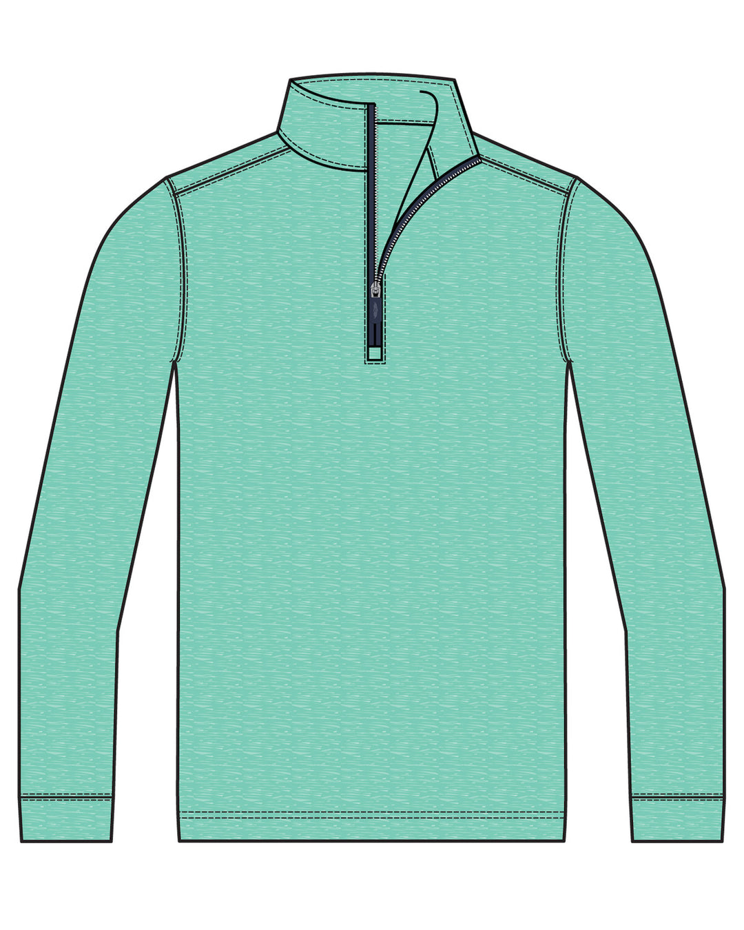 Crusher Quarter Zip - Sea Glass