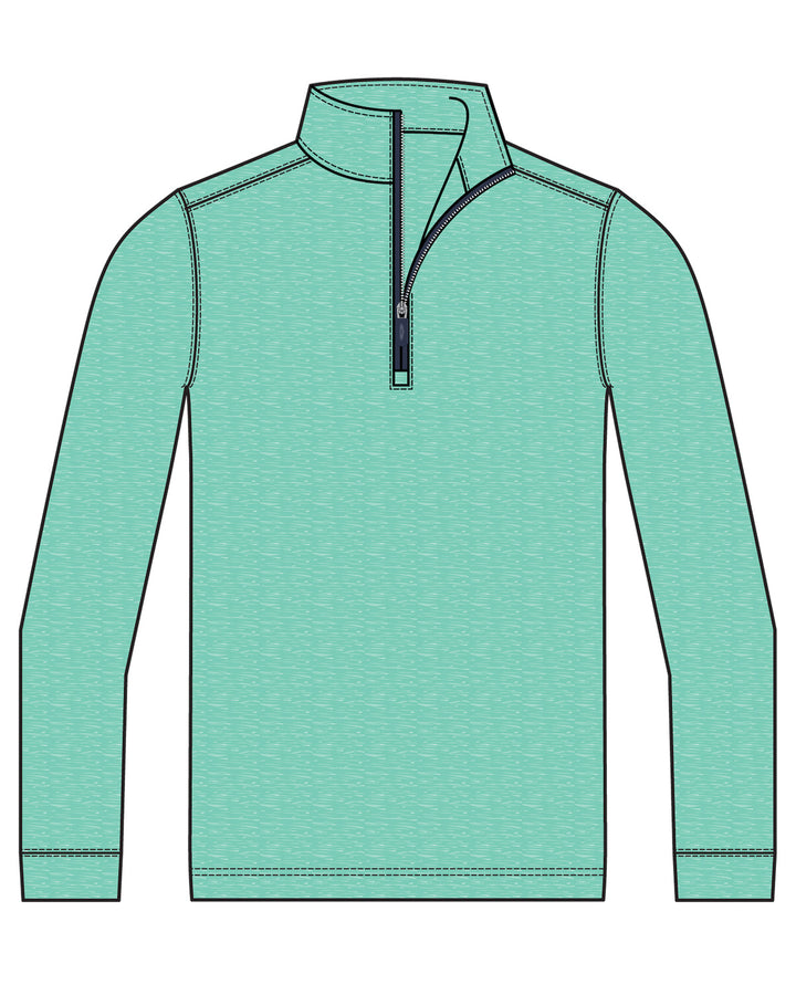 Crusher Quarter Zip - Sea Glass