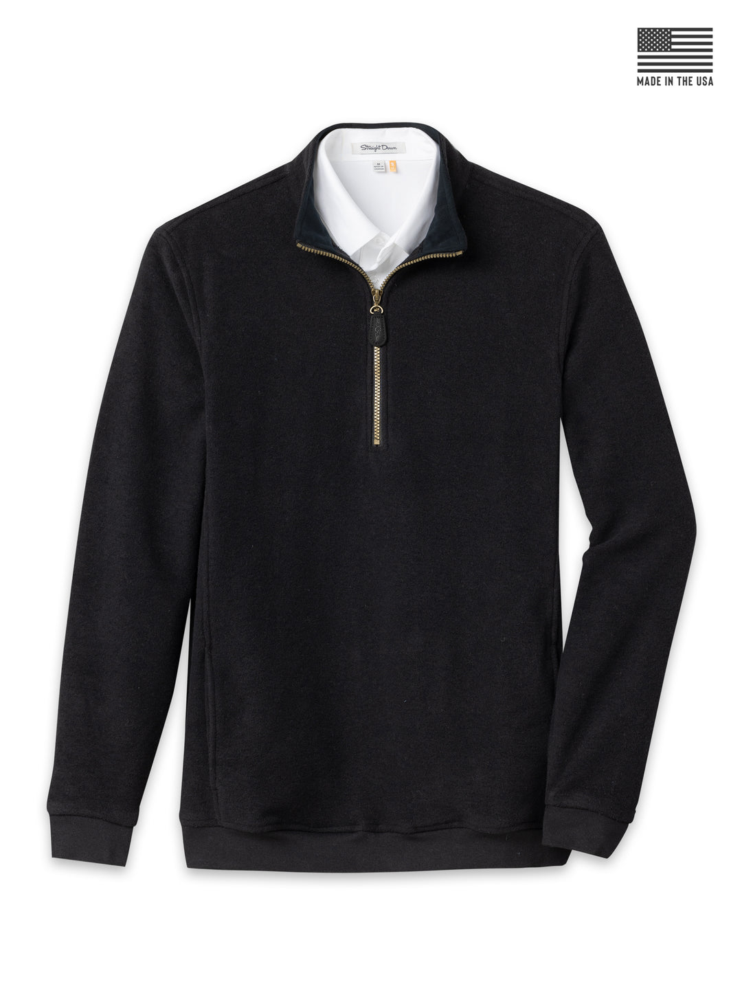 Major Quarter Zip - Black