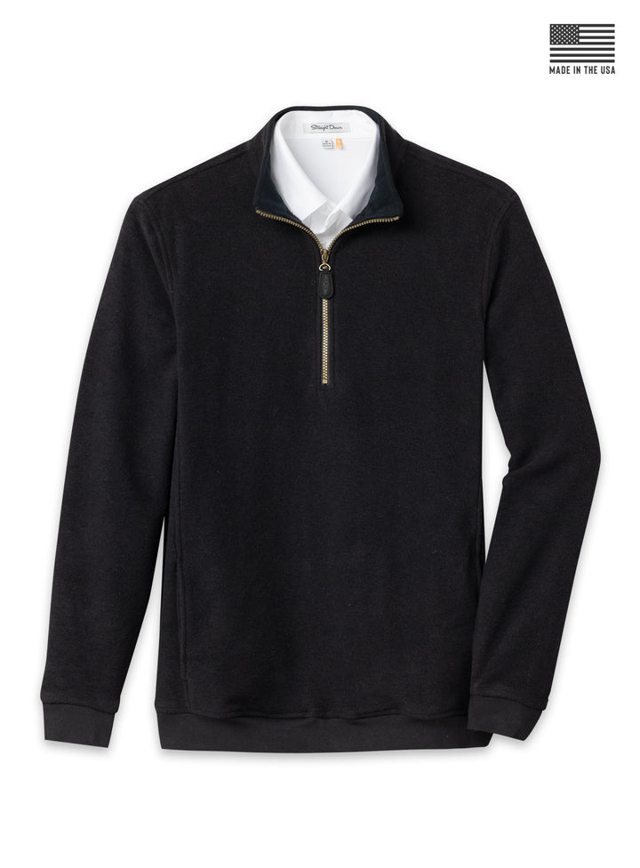 Major Quarter Zip - Black