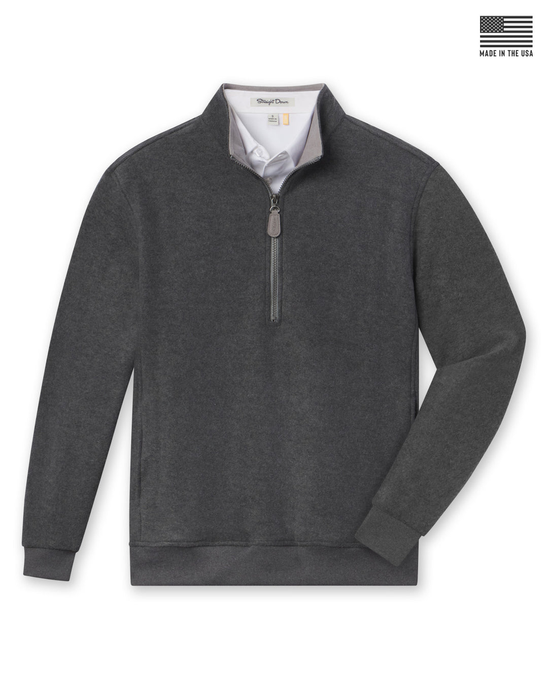 Major Quarter Zip - Charcoal