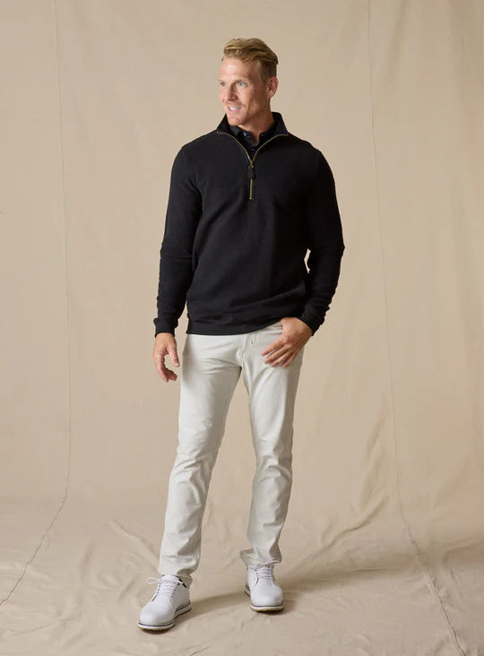 Major Quarter Zip - Black