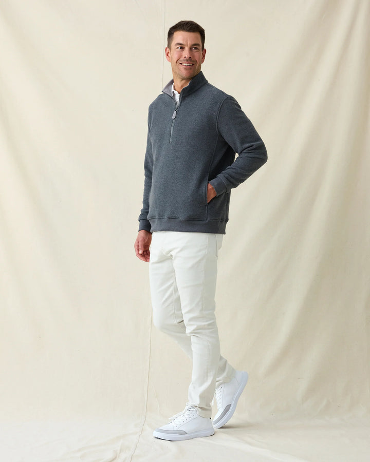 Major Quarter Zip - Charcoal