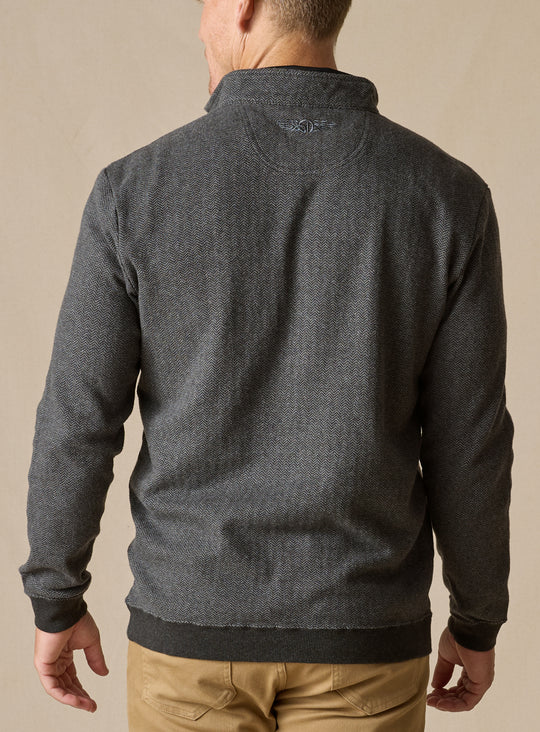 Harrison Quarter Zip - Black