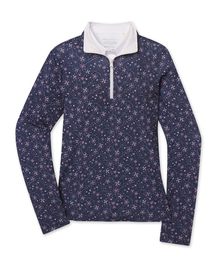 Erika Quarter Zip - New Indigo