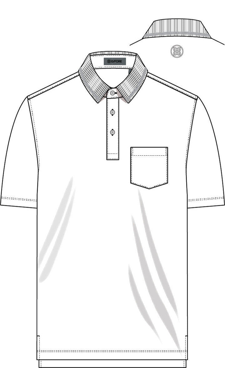 Pocket Piqué Polo - Snow