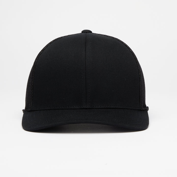 Quick Turn Cotton Twill Trucker Hat - Onyx