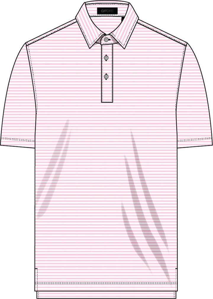 All Play Stripe Polo - Blush