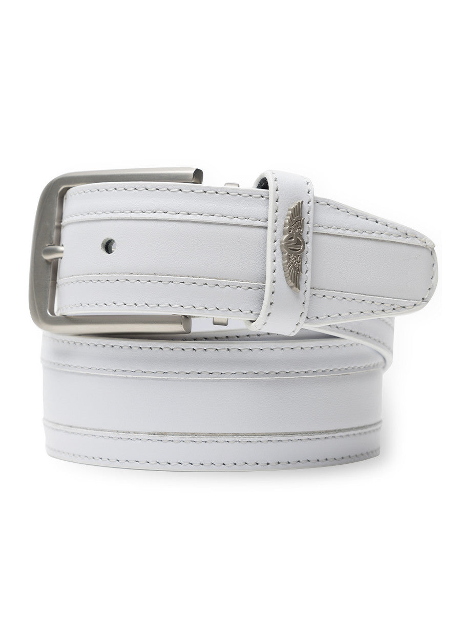 Diplomat Belt - White