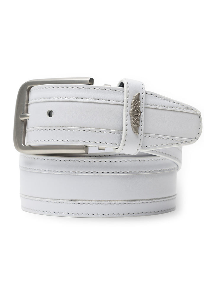 Diplomat Belt - White