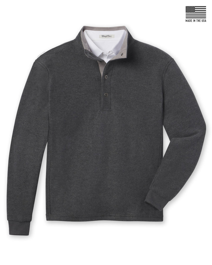 Leucadia Quarter Snap Pullover - Charcoal