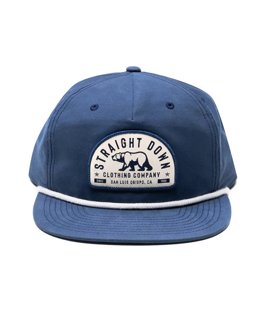 Bear Country Rope Hat - Flat Bill - New Indigo