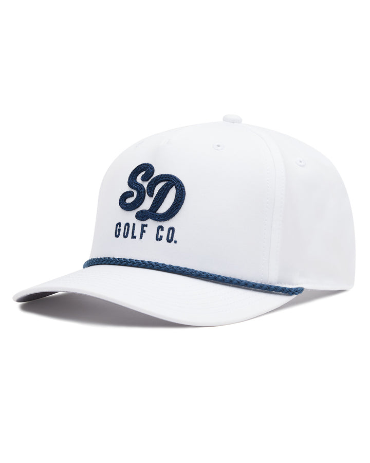 SD Golf Hat - White