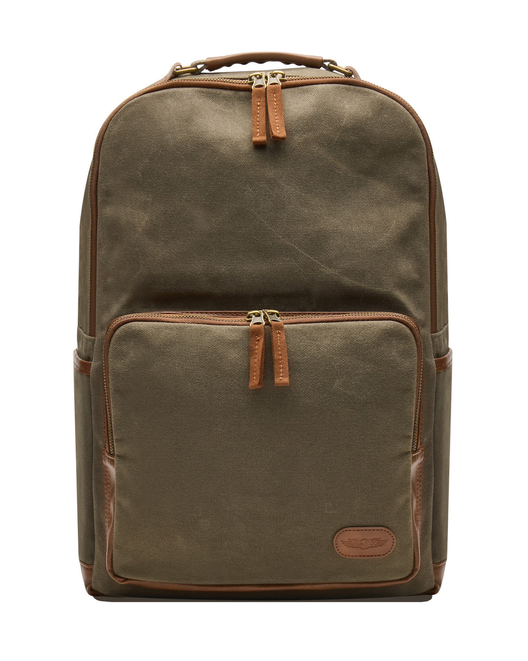 Waxed Canvas Backpack - Loden