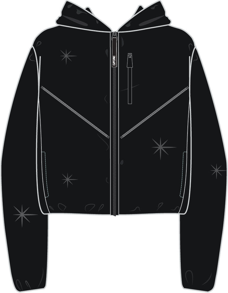 Polished Nylon Jacket - Onyx