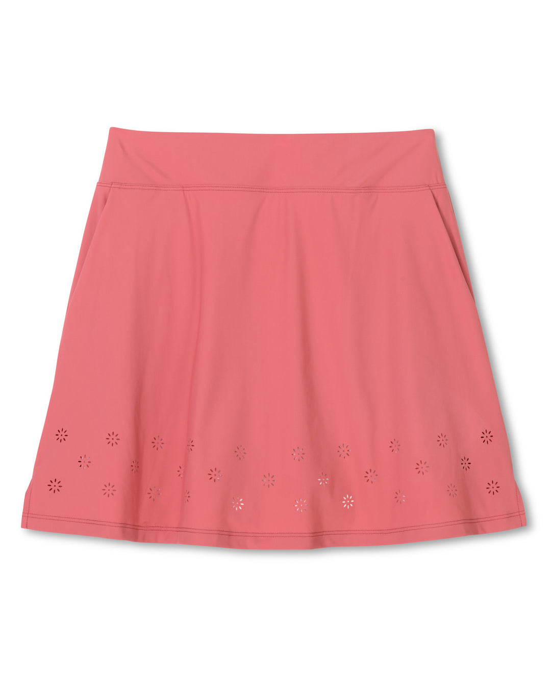 Ditsy Laser Cut Skort - Slate Rose