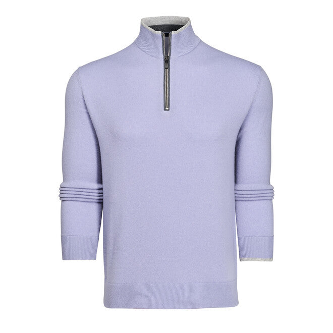 Sebonack 1/4 Zip Sweater - Dewberry