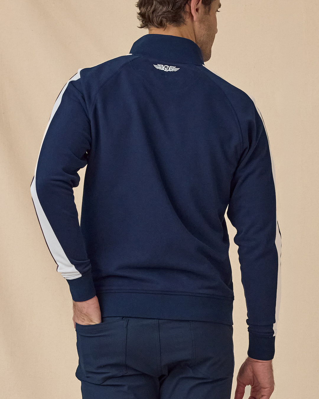 Four Four Two Track Jacket - New Indigo / White