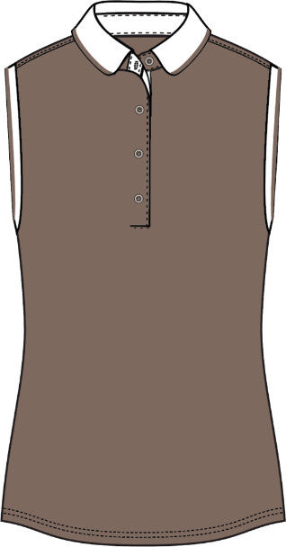 Sleeveless Scarlett Polo - Rye