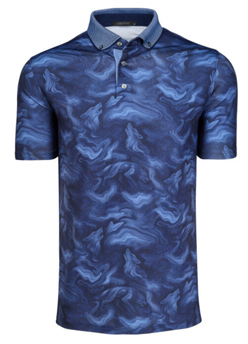 Smoke In The Den Polo - Maltese Blue