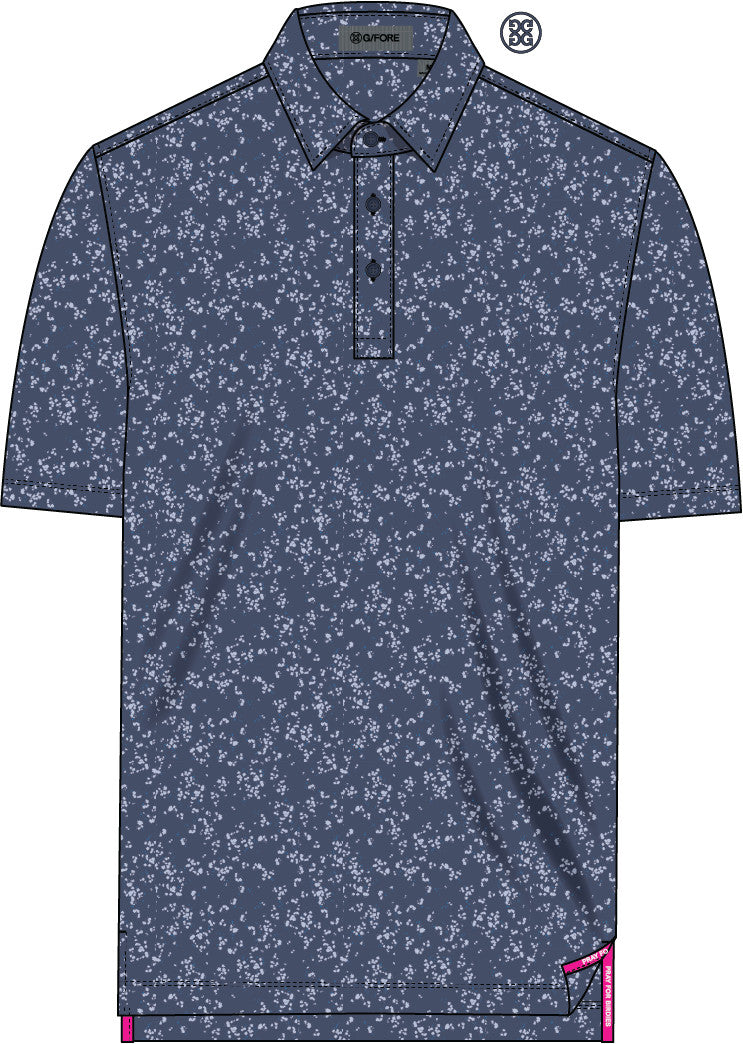 Wildflower Tech Jersey Polo - Haze / Willow