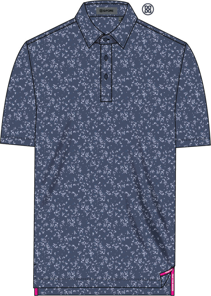 Wildflower Tech Jersey Polo - Haze / Willow