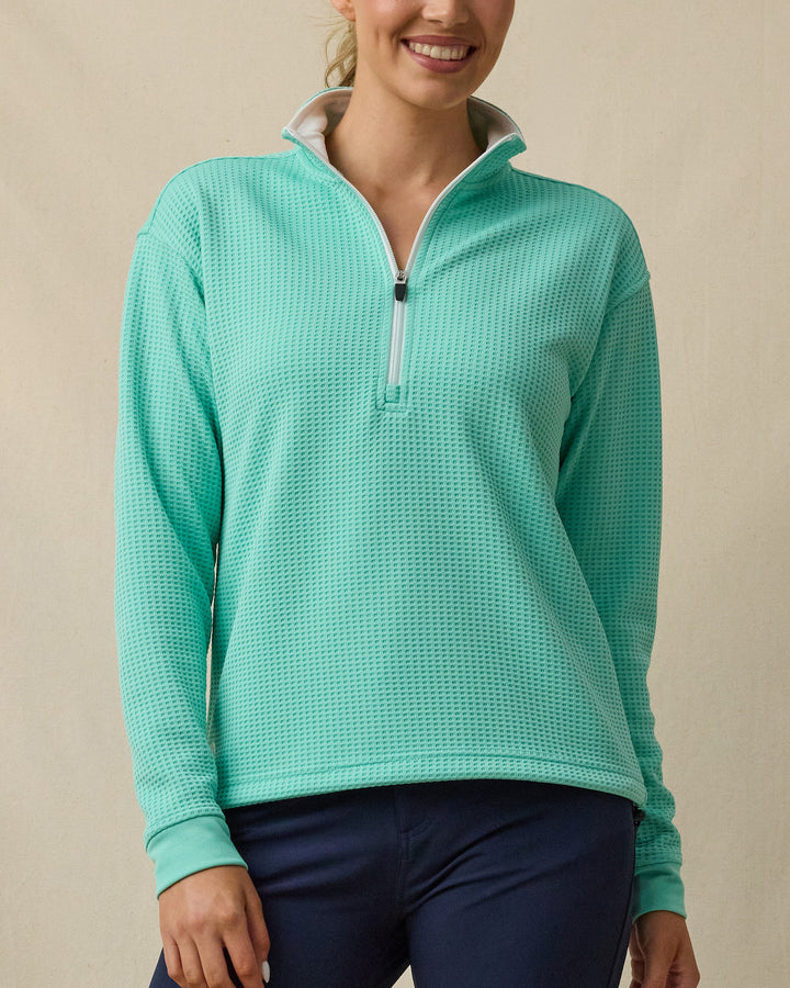 Opal Half Zip - Cascade