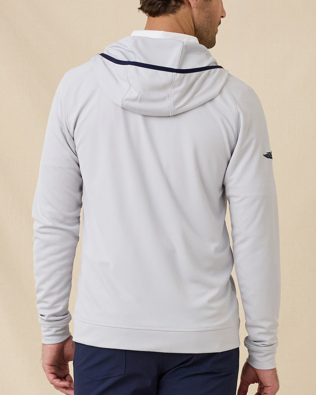 Condor Full Zip Hoodie - Silver