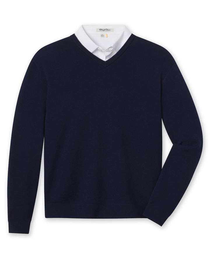 Connery V-Neck Sweater - New Indigo