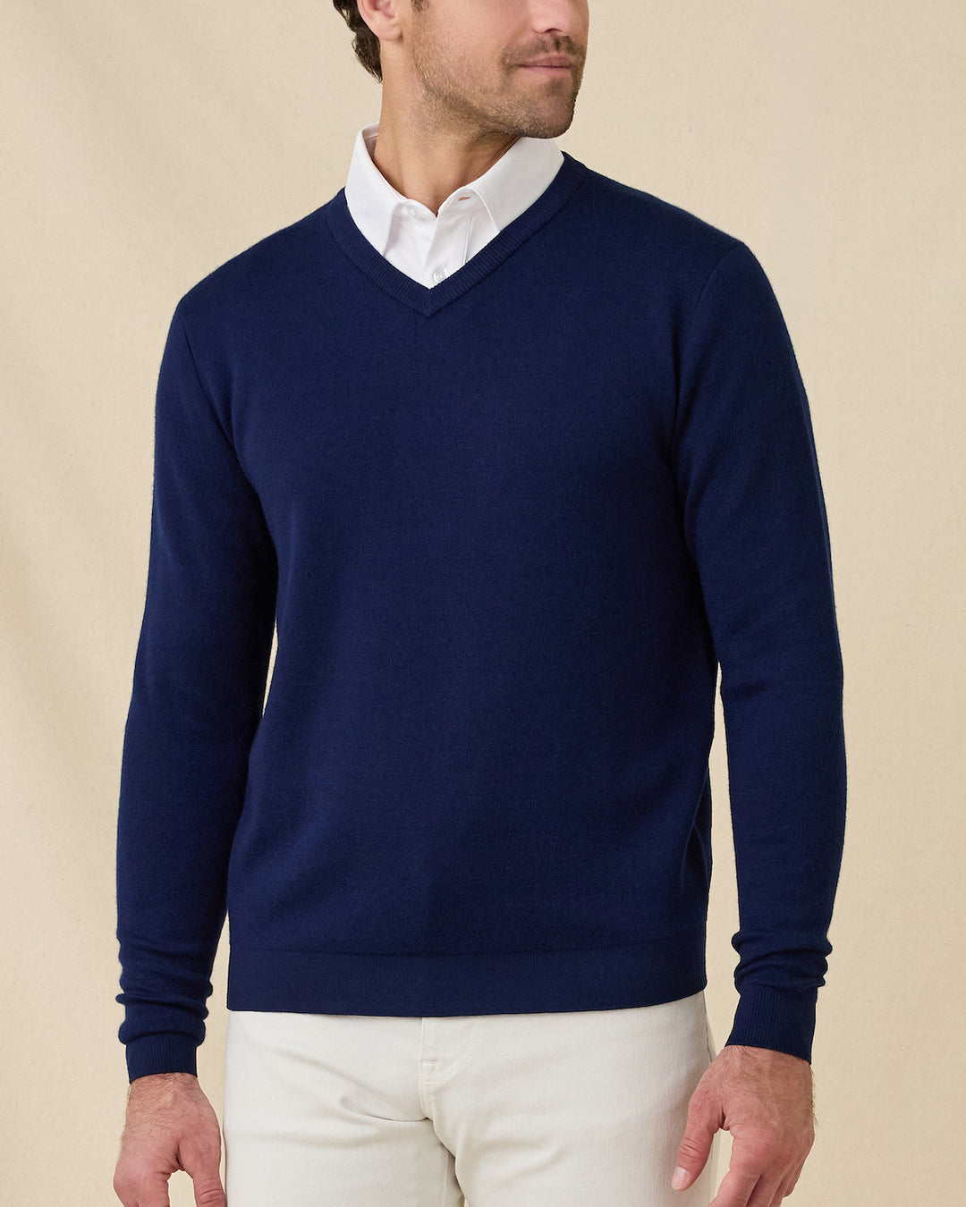 Connery V-Neck Sweater - New Indigo