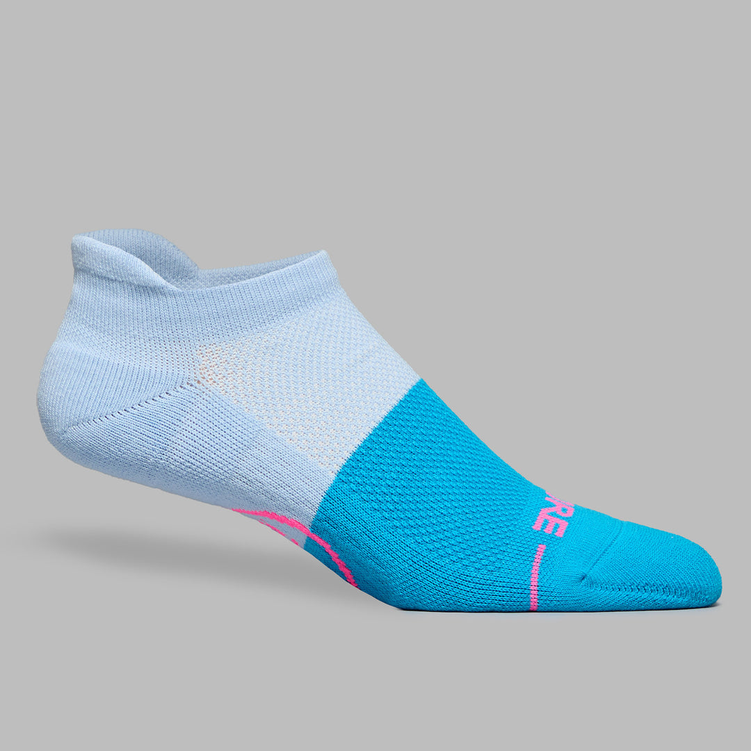Two Tone Fore Play Ankle Sock - Baja/Venetian