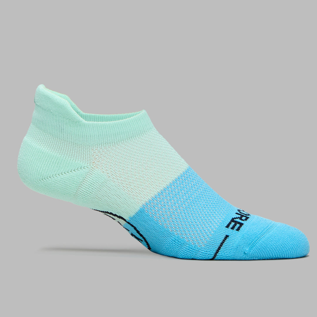 Two Tone Fore Play Ankle Sock - Tidal / Cenote