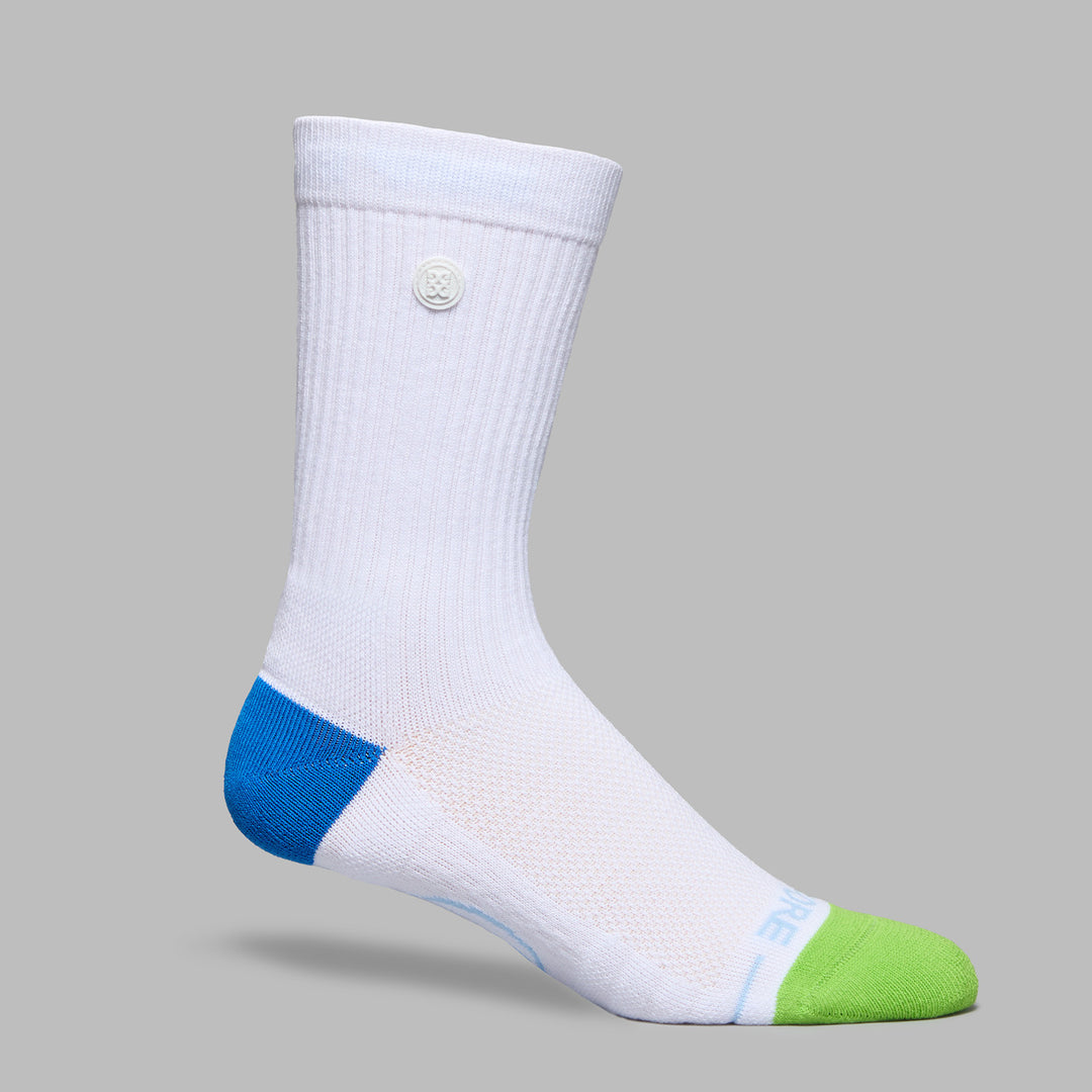 Pray For Birdies Crew Sock - Snow