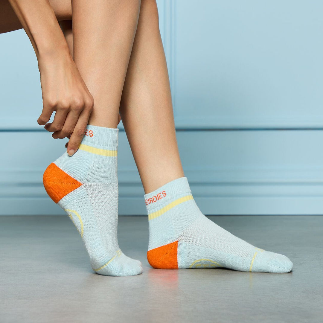 Pray For Birdies Quarter Sock - Daybreak